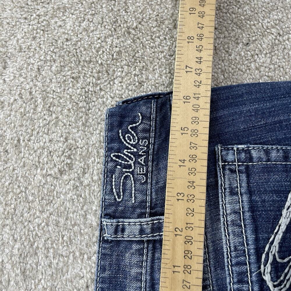 Silver Jeans Aiko Women Jeans Size 30 x 30" Inseam Blue Denim Medium Wash 10-20 - Picture 6 of 9
